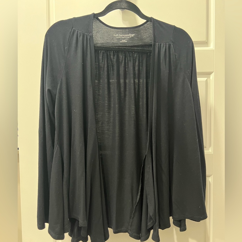 Soft Surroundings Women's Black Cardigan